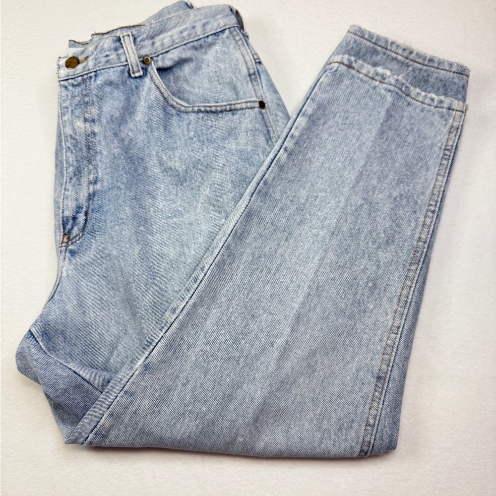 Vintage Chic made in USA Blue Straight Jeans Classic Denim Style